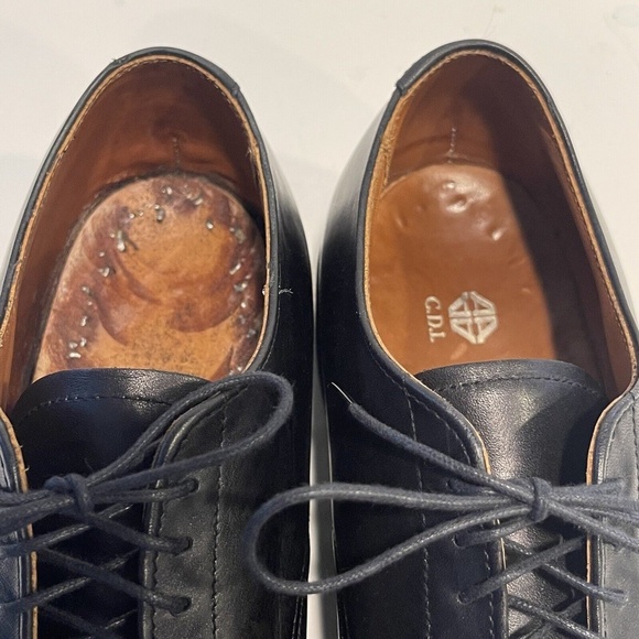 ALDEN 353 Cap Toe Derby CDI Black Calfskin Leather Cap Toe Mens Shoes Sz 11 AA/B main image 4